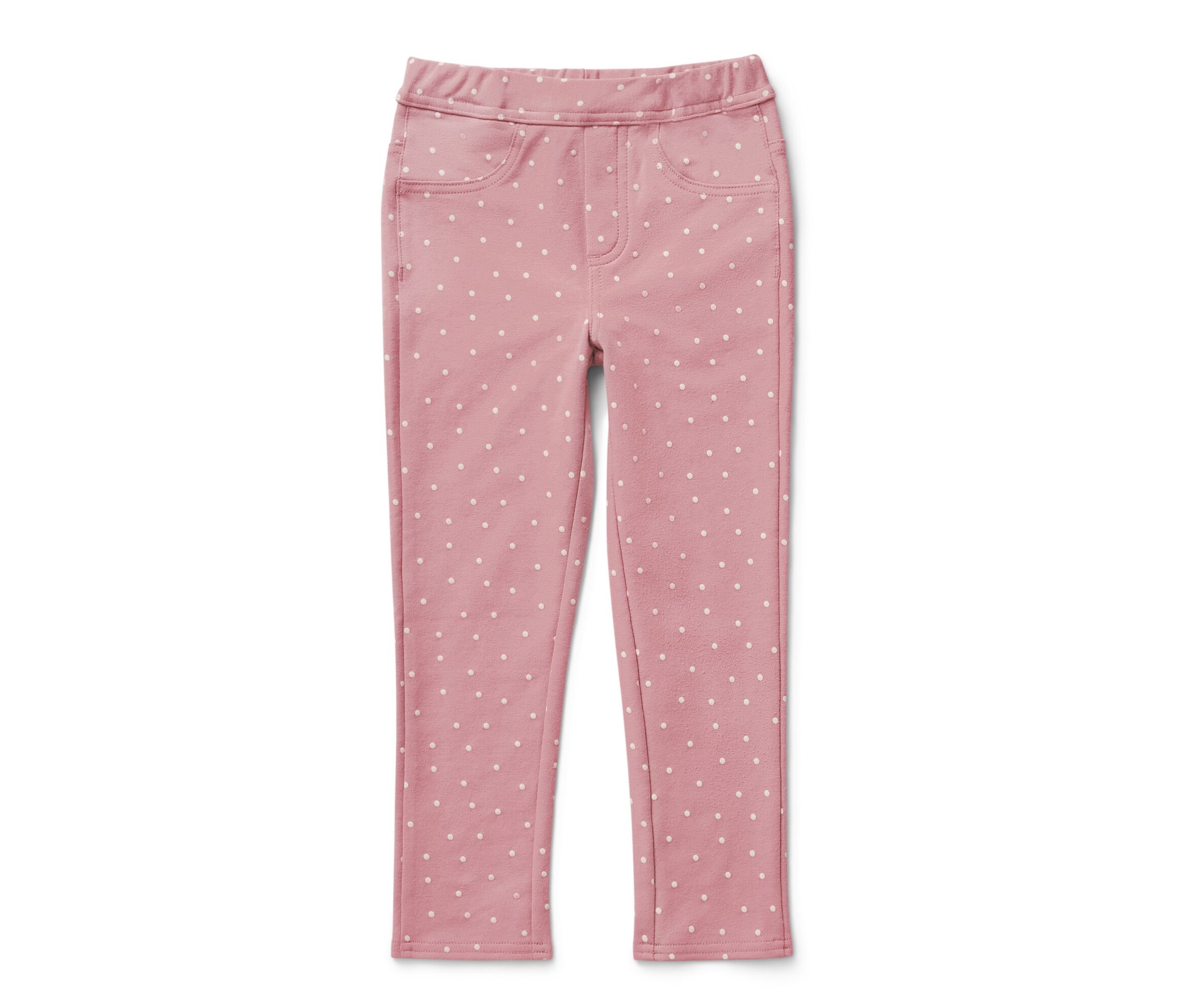 Tchibo - Kinder-Jeggings ‒ Fit »Ida« - Mädchen - Gr. 98/104 - creme/gepunktet