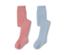 2 Kinder-Strumpfhosen, rosa/hellblau - 1x rosa, 1x hellblau