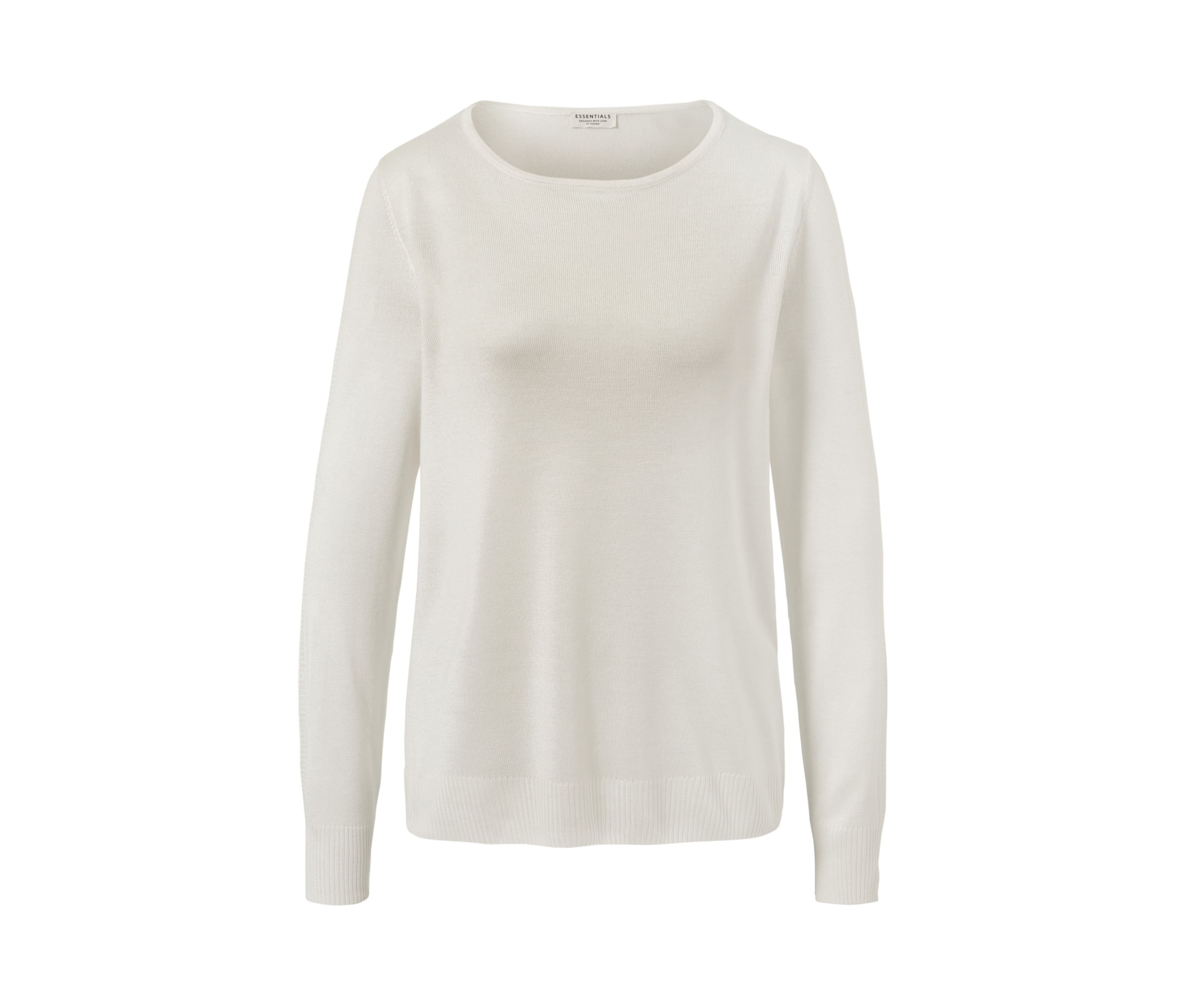 Tchibo - Feinstrickpullover - Damen - Gr. XL - creme