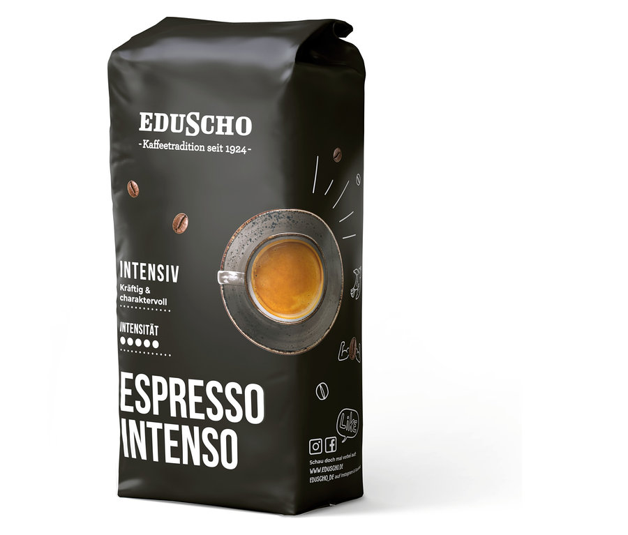 Packung Eduscho Espresso Intenso.