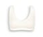 Detailaufnahme eines weißen sloggi ZERO Feel 2.0 Bralette.