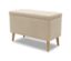 DOMO Hocker mit Staufach, beige - Beige