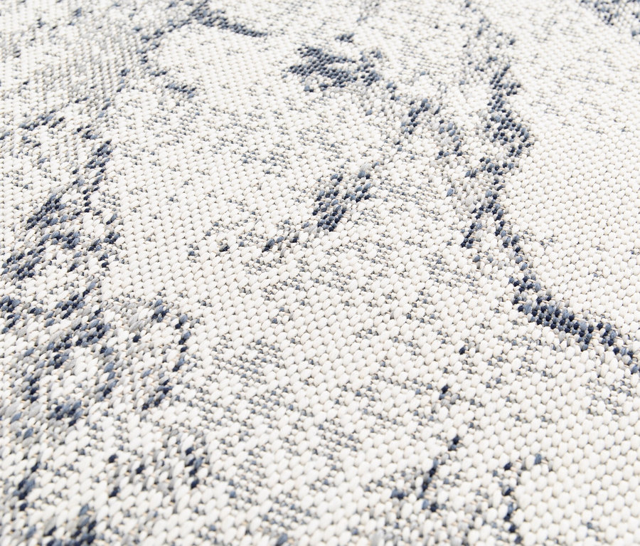 Detailaufnahme des Teppichs »Skyline«, Marble.