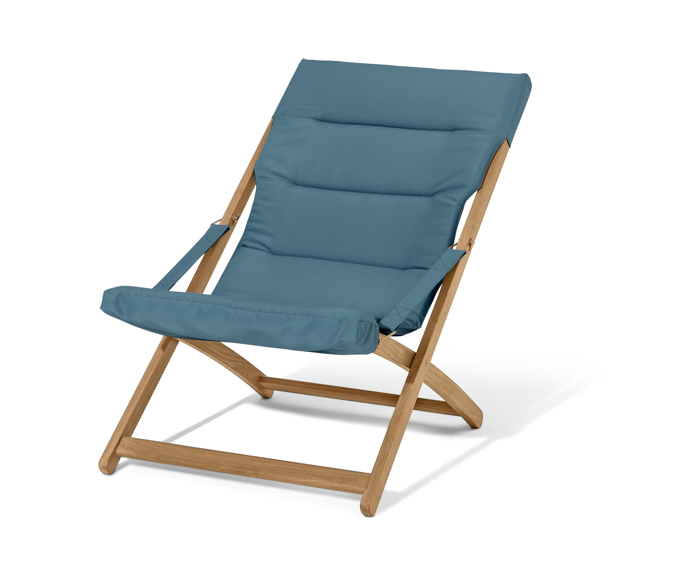 Tchibo - Zusammenklappbarer Gartensessel - 64x98,5x79cm - blau -