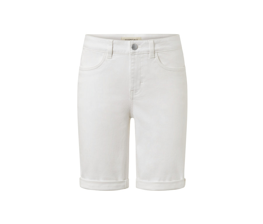 Weiße Denim-Shorts – Fit Lea.