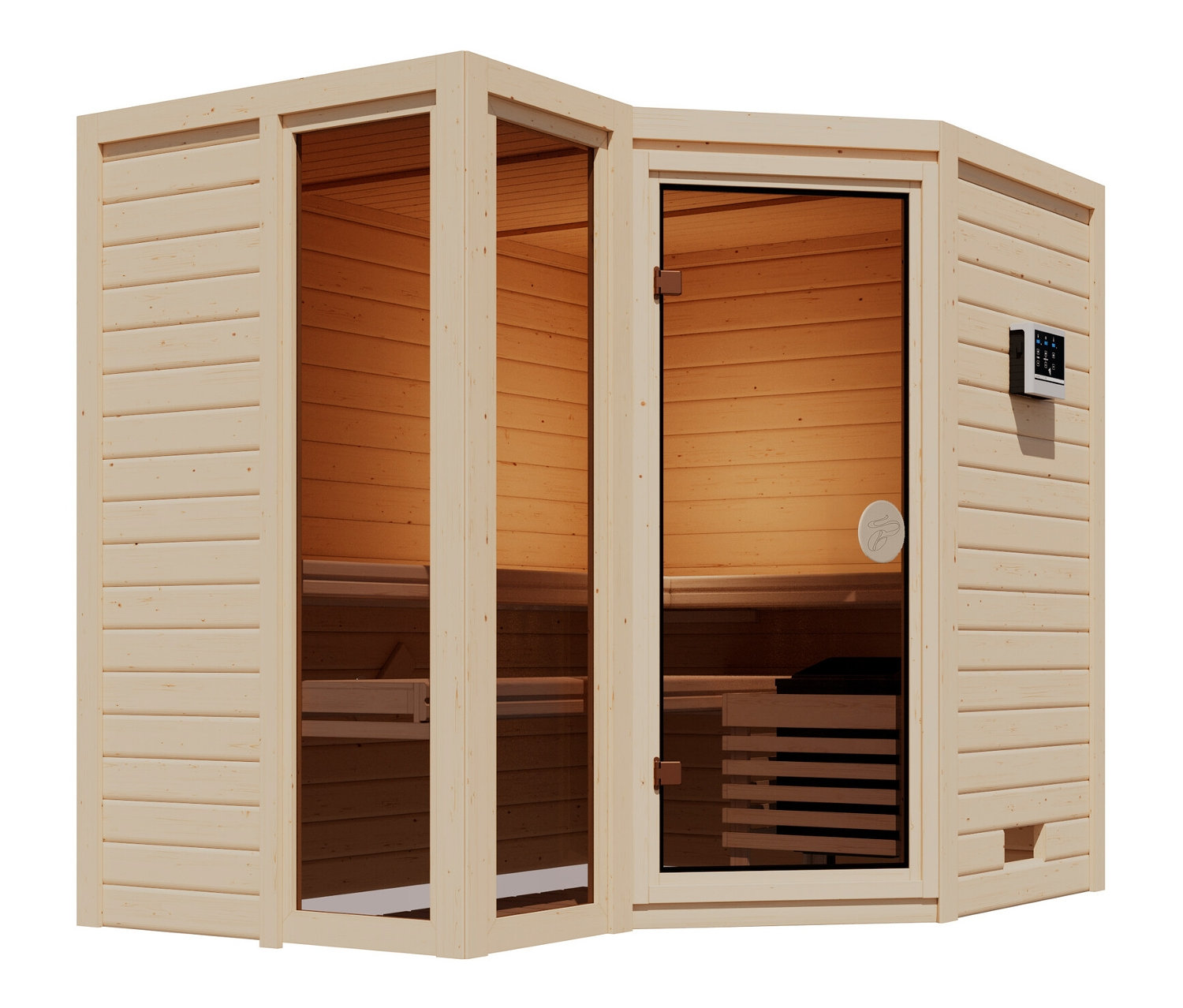 Thumbnail - Karibu Sauna »Ayla«, Eckeinstieg