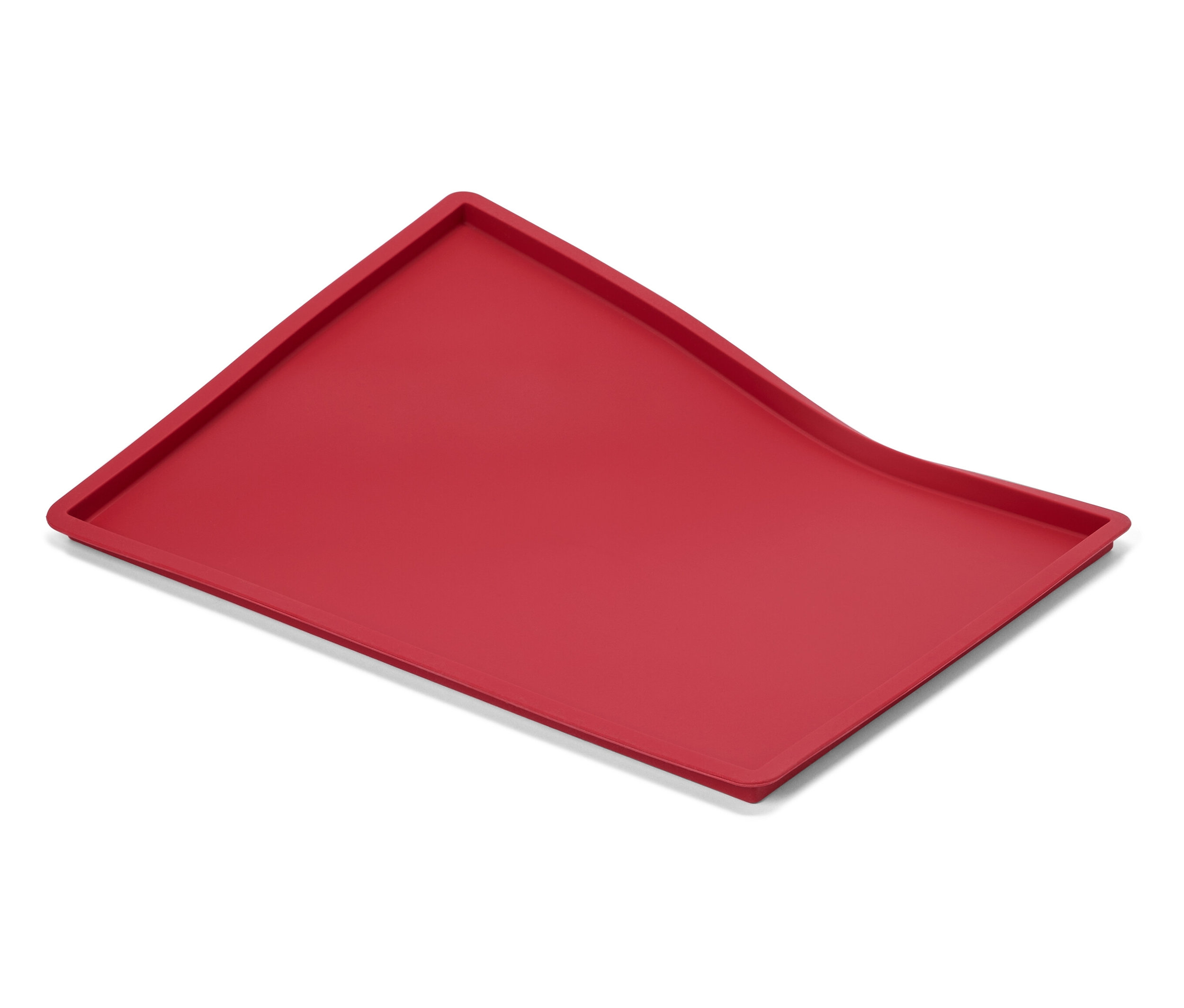 Tchibo - Dauerbackmatte mit Rand - rot