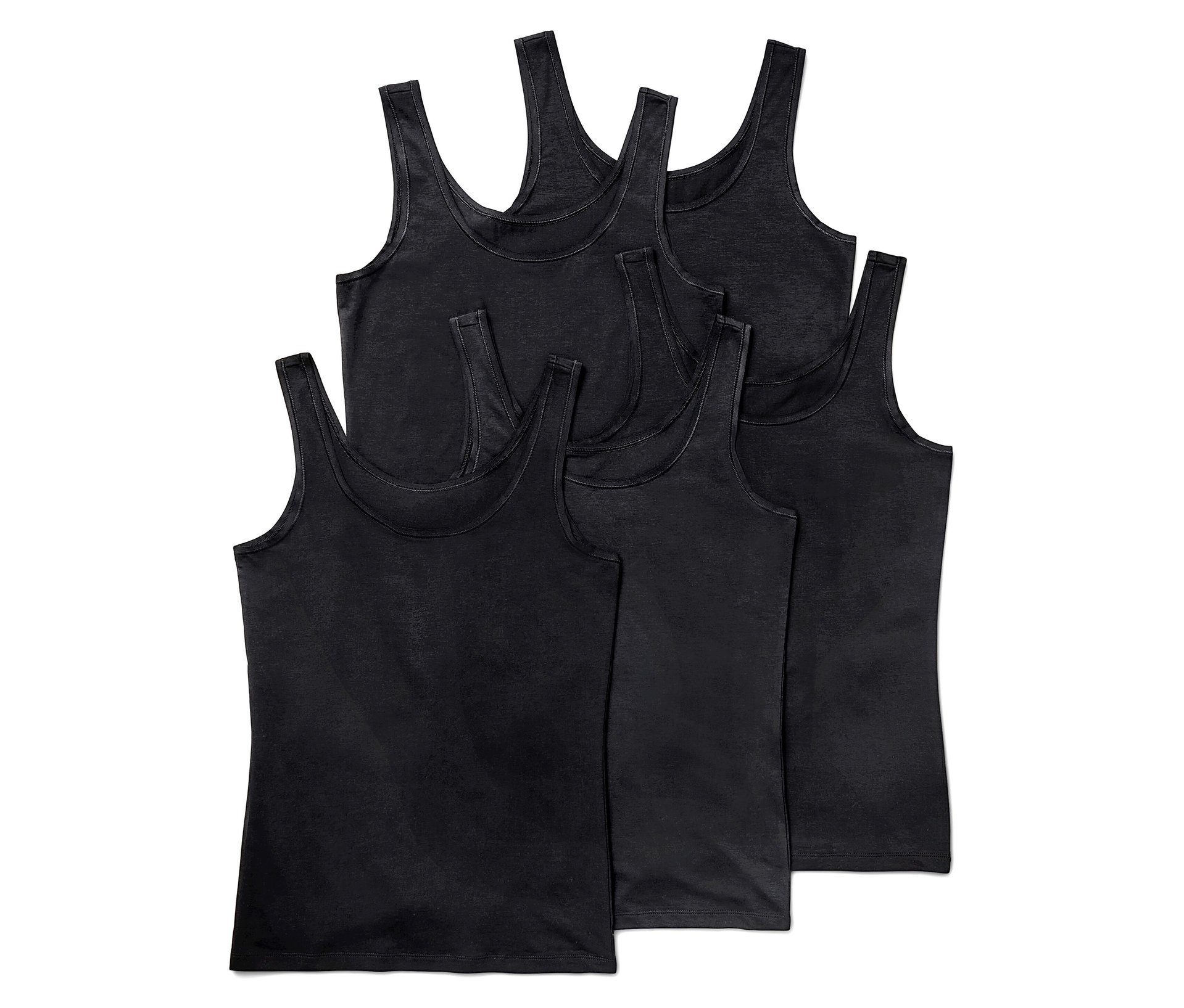 Hemdchen - Damen - Gr. XL - schwarz - schwarz