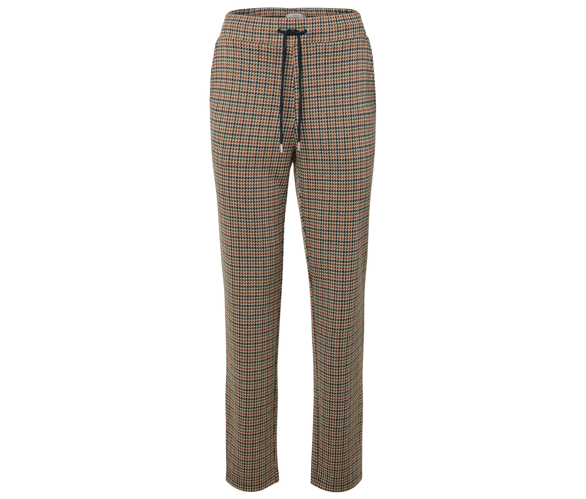 Joggpants mit Hahnentritt-Jacquard - Damen - Gr. M - mehrfarbig/jacquard - mehrfarbig