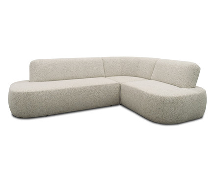DOMO Sofa 200 029, beige-braun meliert, rechtsbündig