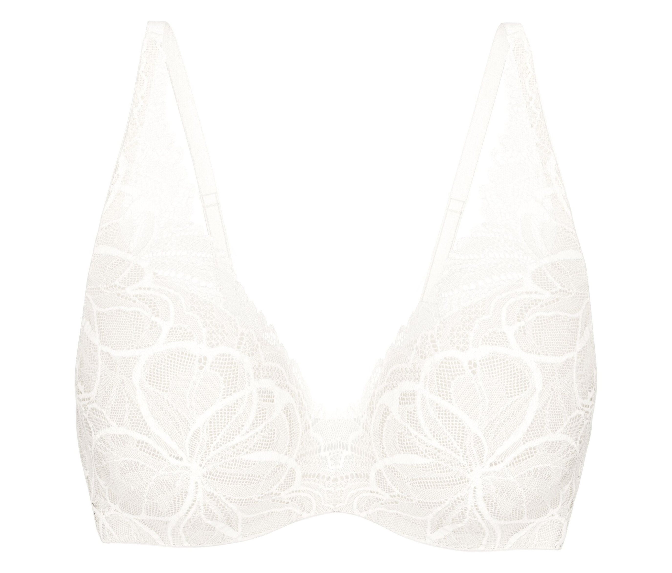 Body Makeup Illusion Lace WP BH - Damen - Gr. 80D - weiß - weiß