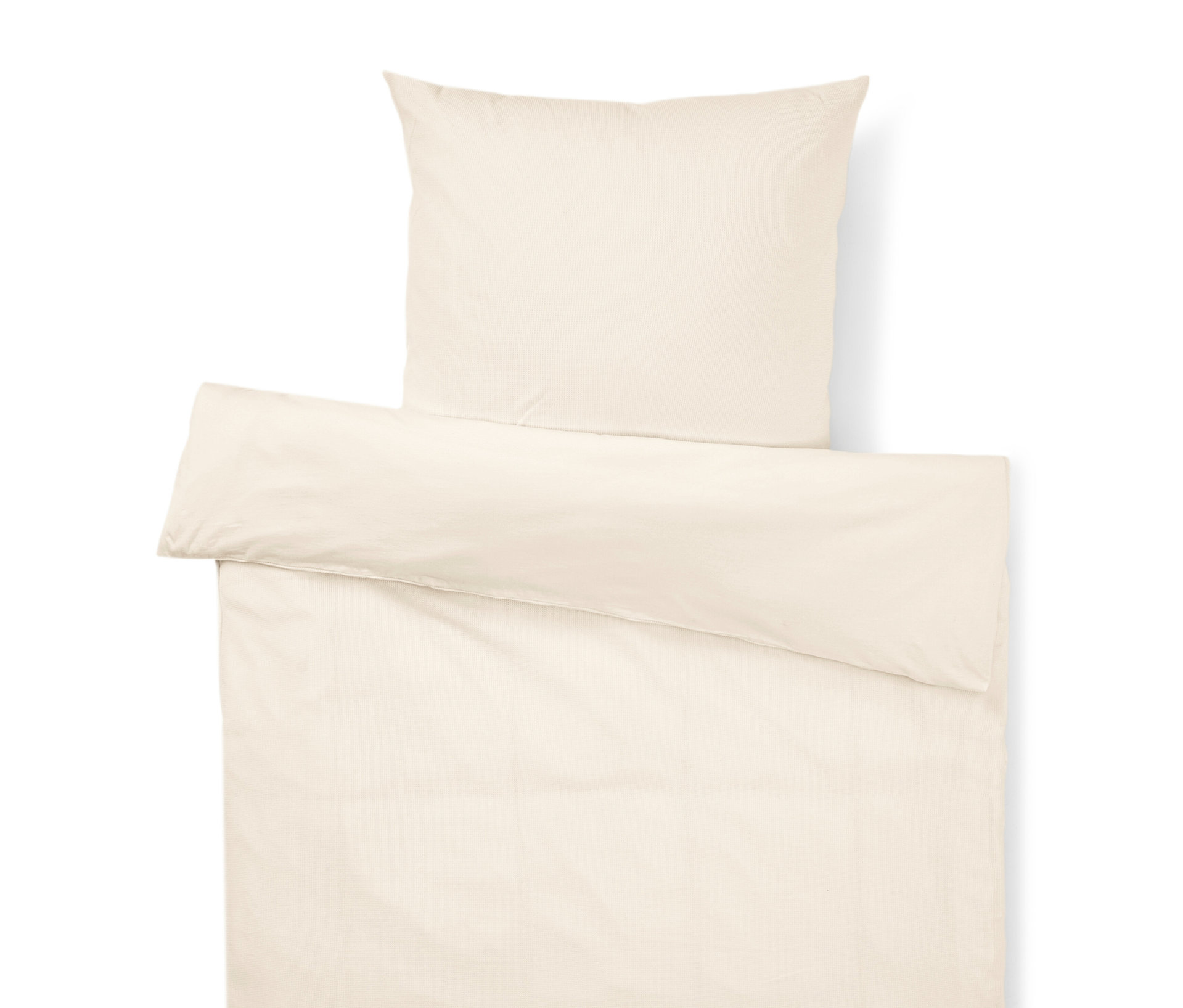 Tchibo - Jersey-Waffel-Bettwäsche - offwhite - Baumwolle