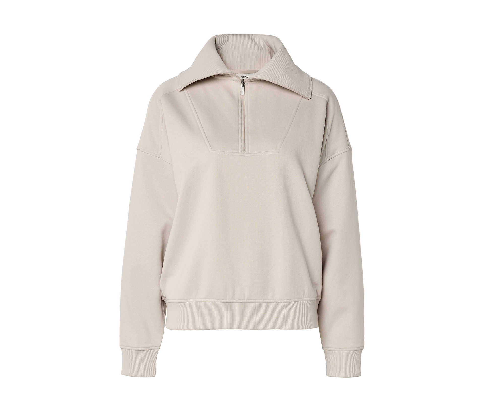 Tchibo - Sweat-Troyer - Damen - Gr. XS - beige