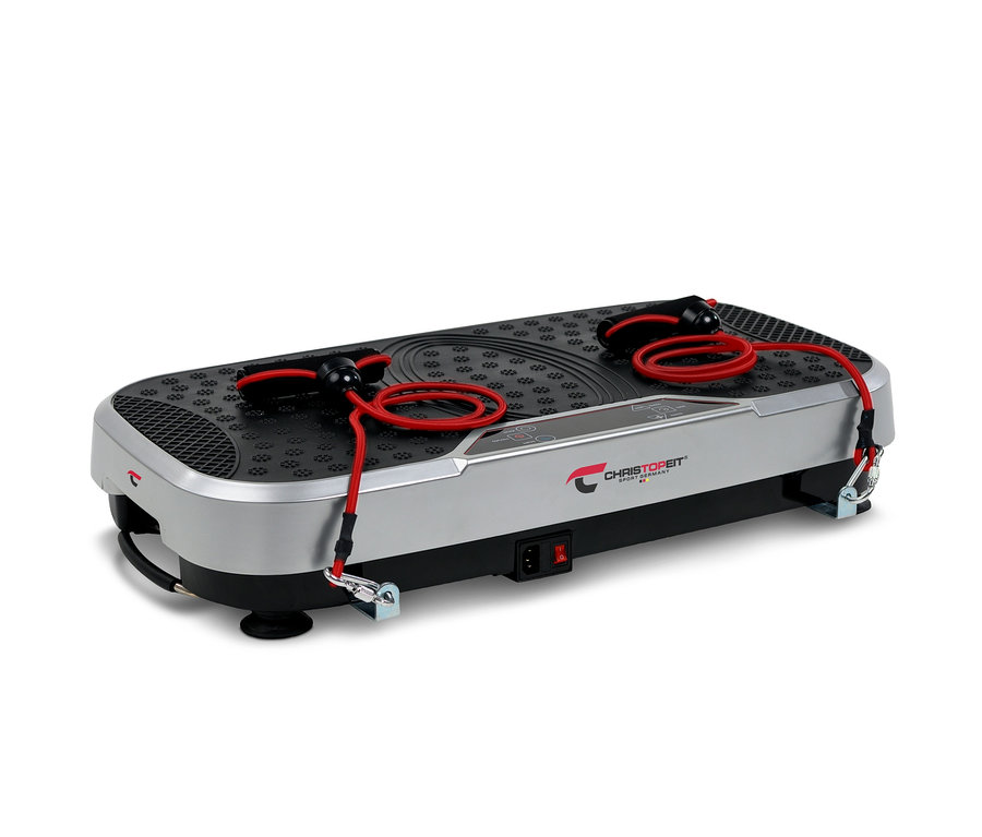 Christopeit Vibrationstrainer »Vibro VBT 4200« mit zwei roten Bändern.