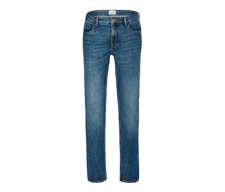 Blaue Jeans.