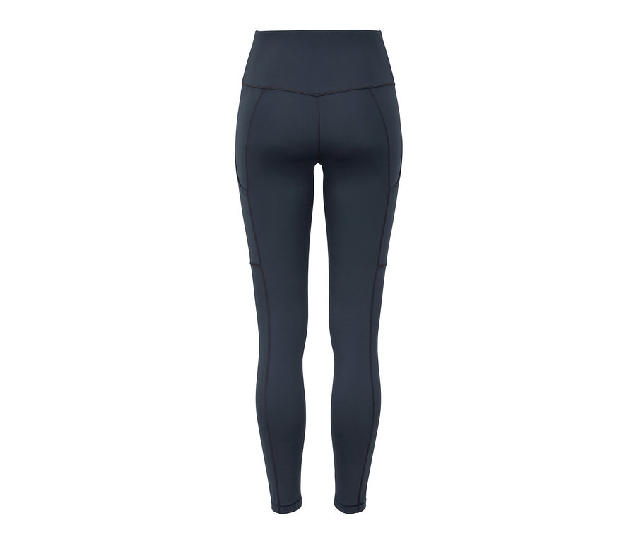 Dunkelblaue Sporttight »Pockets« mit Taschen.