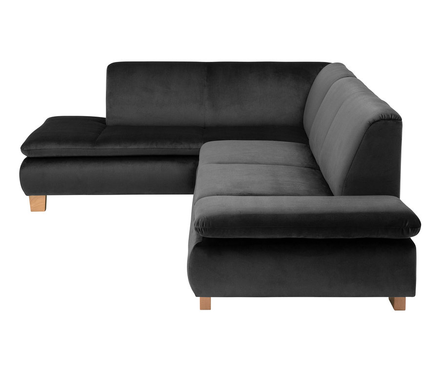 Graphitfarbenes 2,5-Sitzer Sofa mit Eckteil »Tampere«, links.