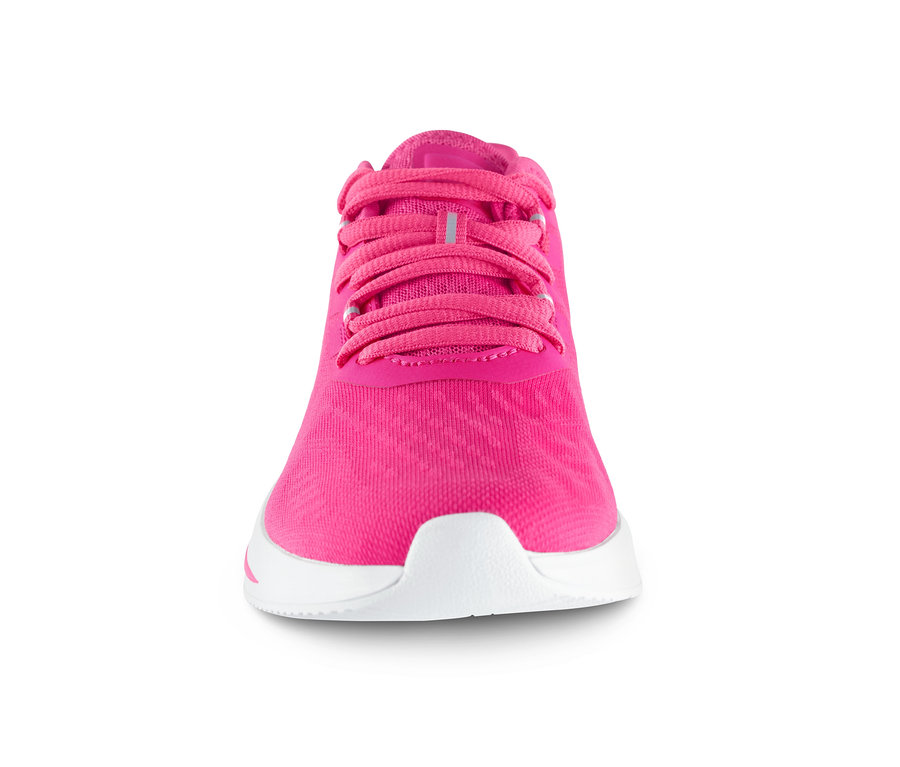 Detailaufnahme eines Sneakers.