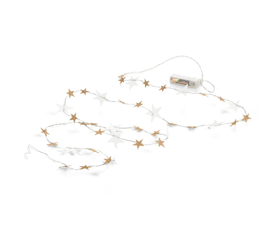 LED-Lichterkette »Papiersterne«.