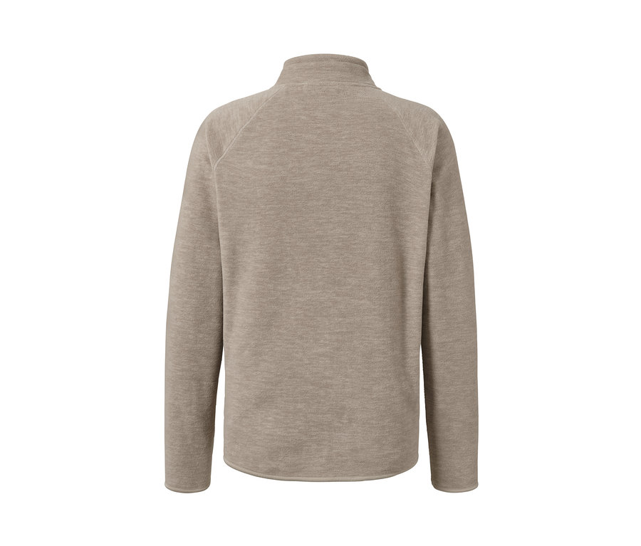 Rückansicht einer Fleecejacke.