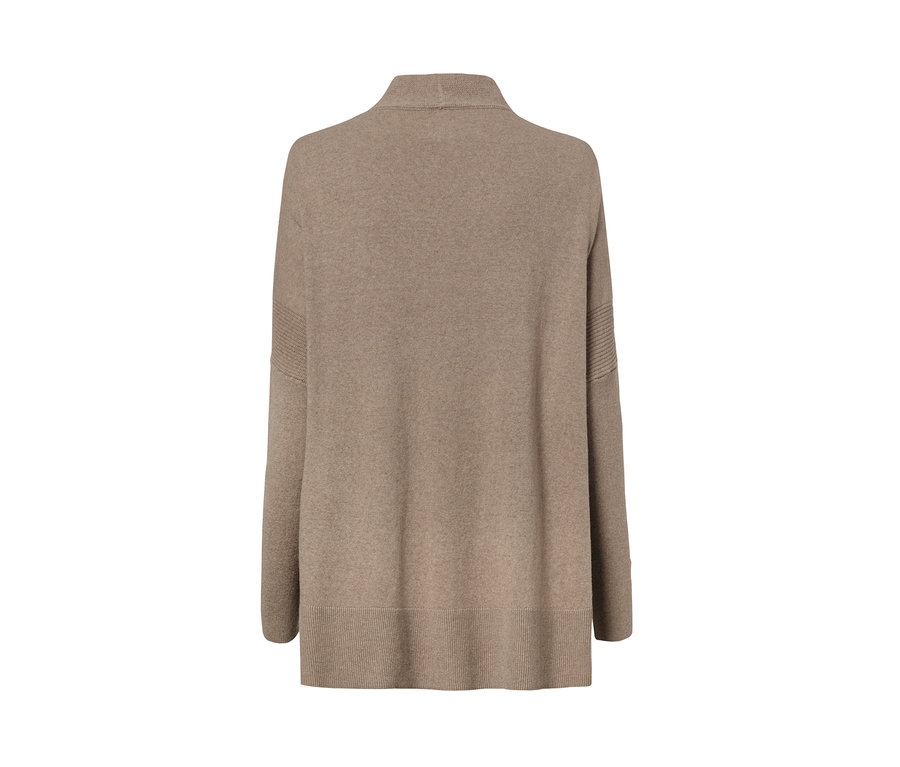 Offene Strickjacke mit Cashmere.