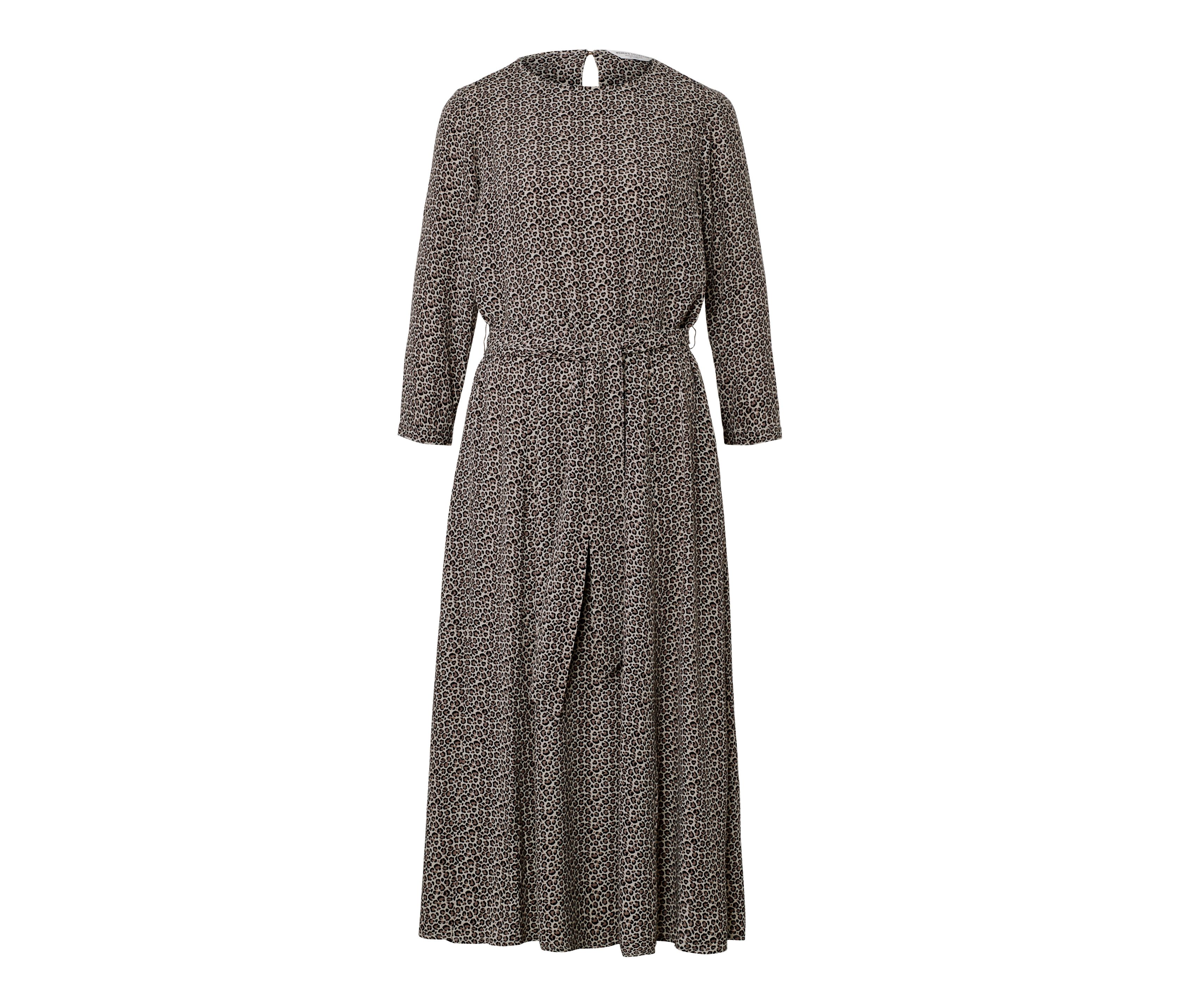 Tchibo - Bedrucktes Webkleid - Damen - Gr. 44 - schwarz/print