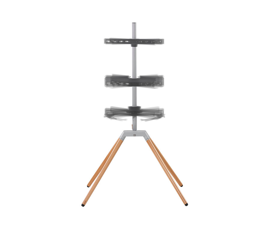 ONE FOR ALL Universal-TV-Ständer »Quadpod WM7476«, Eiche und Silbergrau 32"-70".