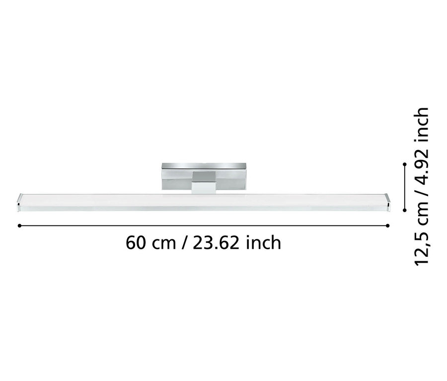 Eglo Spiegelleuchte »Pandella 1«, 60 cm, Chrom.
