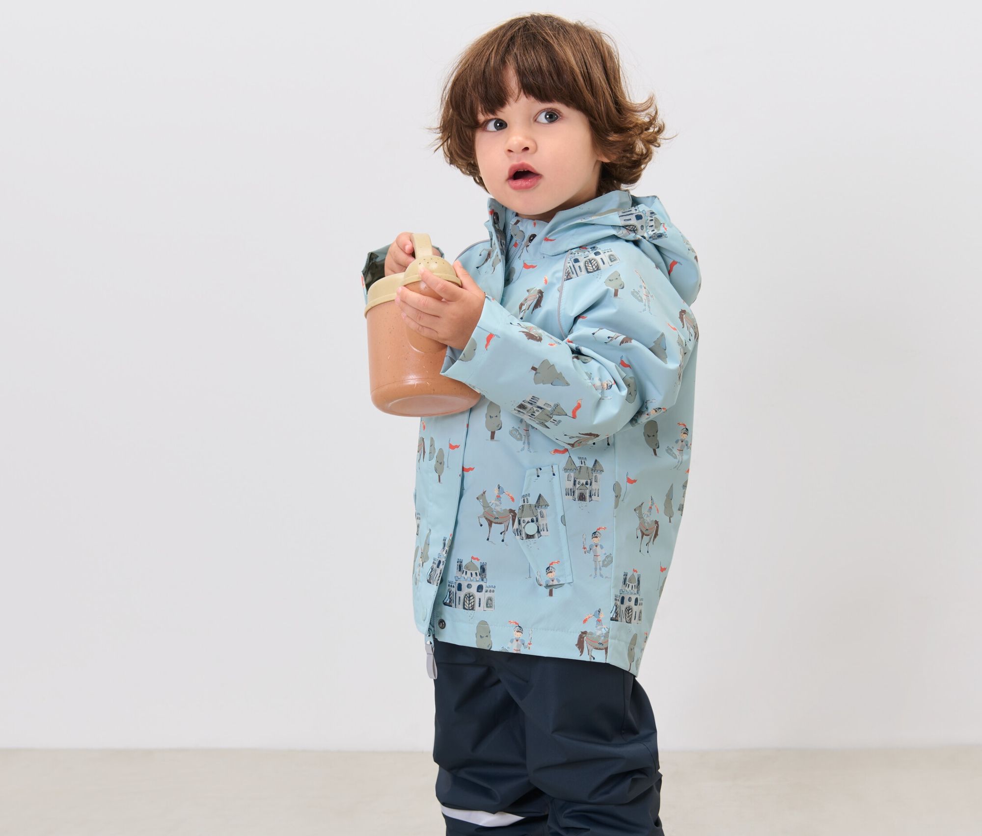 Thumbnail - Tchibo - Kinder-Regenjacke - Jungen - Gr. 86/92 - hellblau