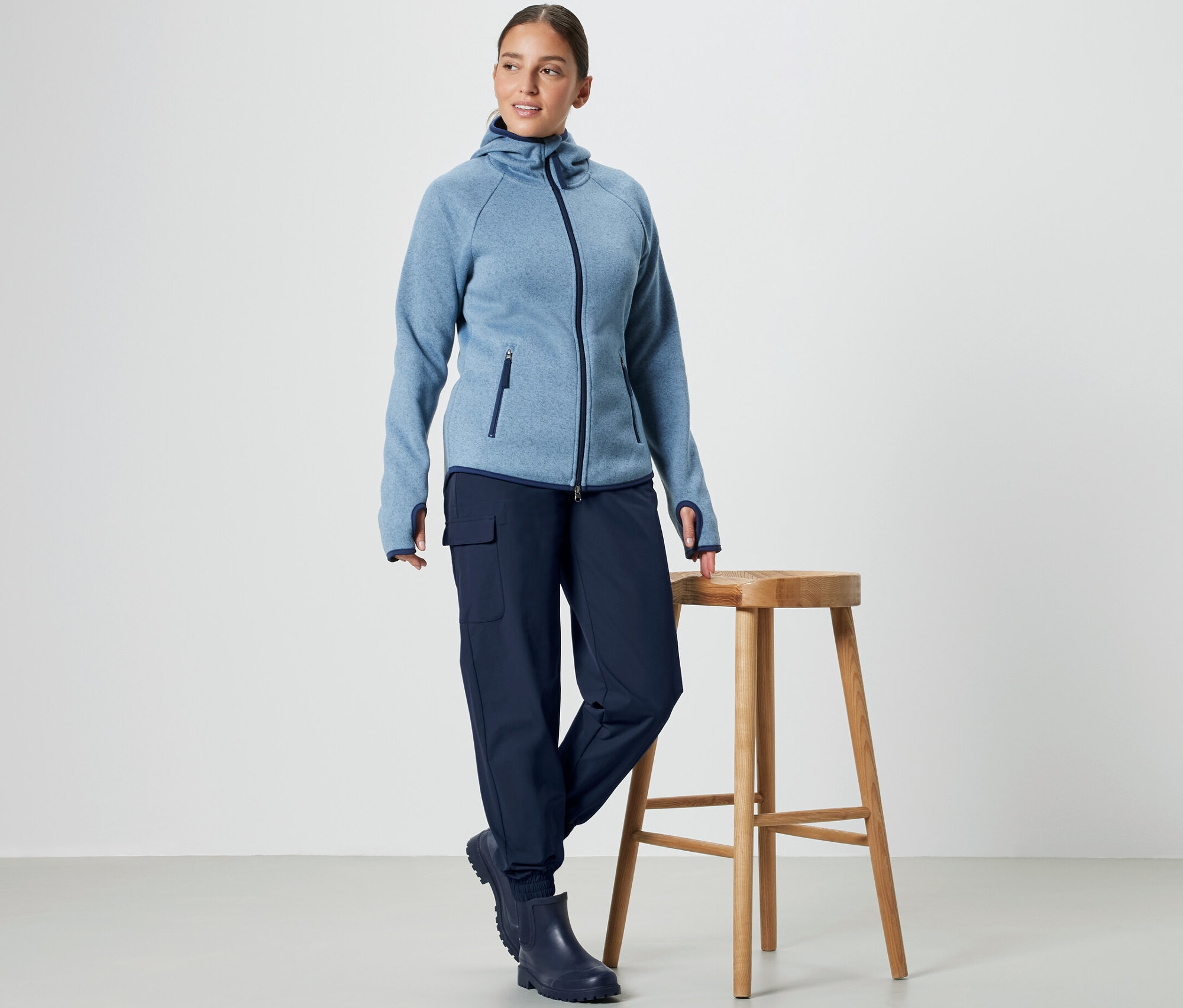 Thumbnail - Tchibo - Softshell-Joggpants - Damen - Gr. 46 - blau