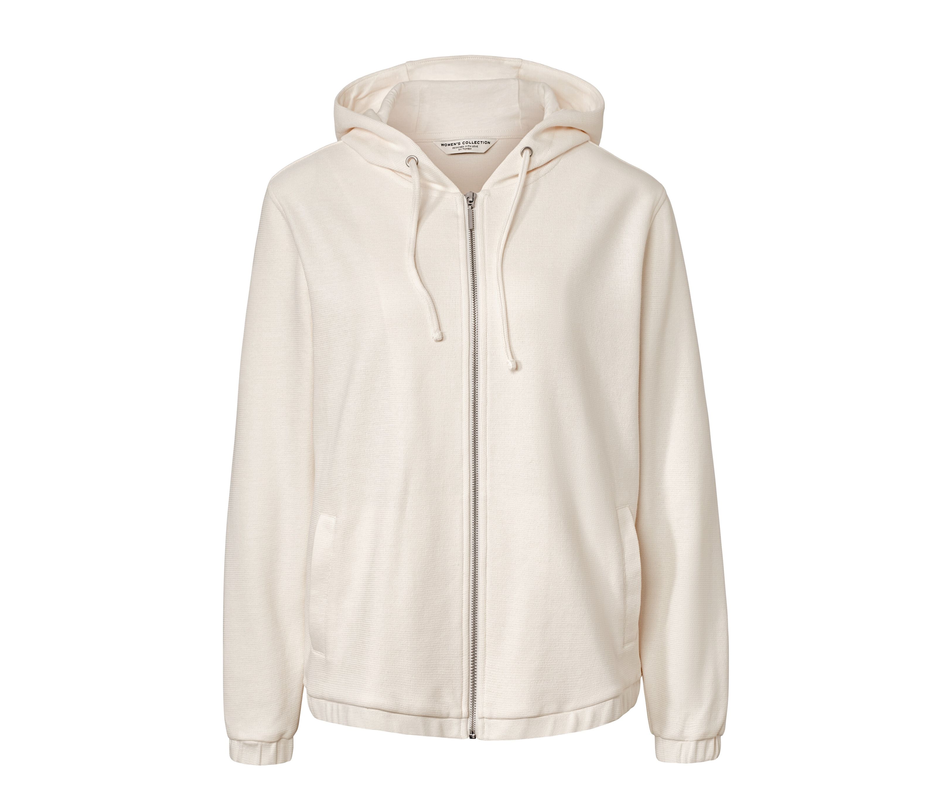 Tchibo - Sweatjacke - Damen - Gr. S - creme