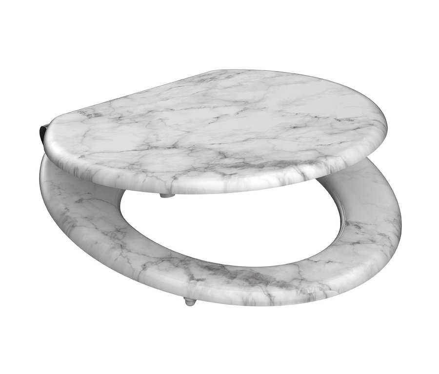SCHÜTTE MDF-WC-Sitz »MARMOR STONE« mit Marmormuster.