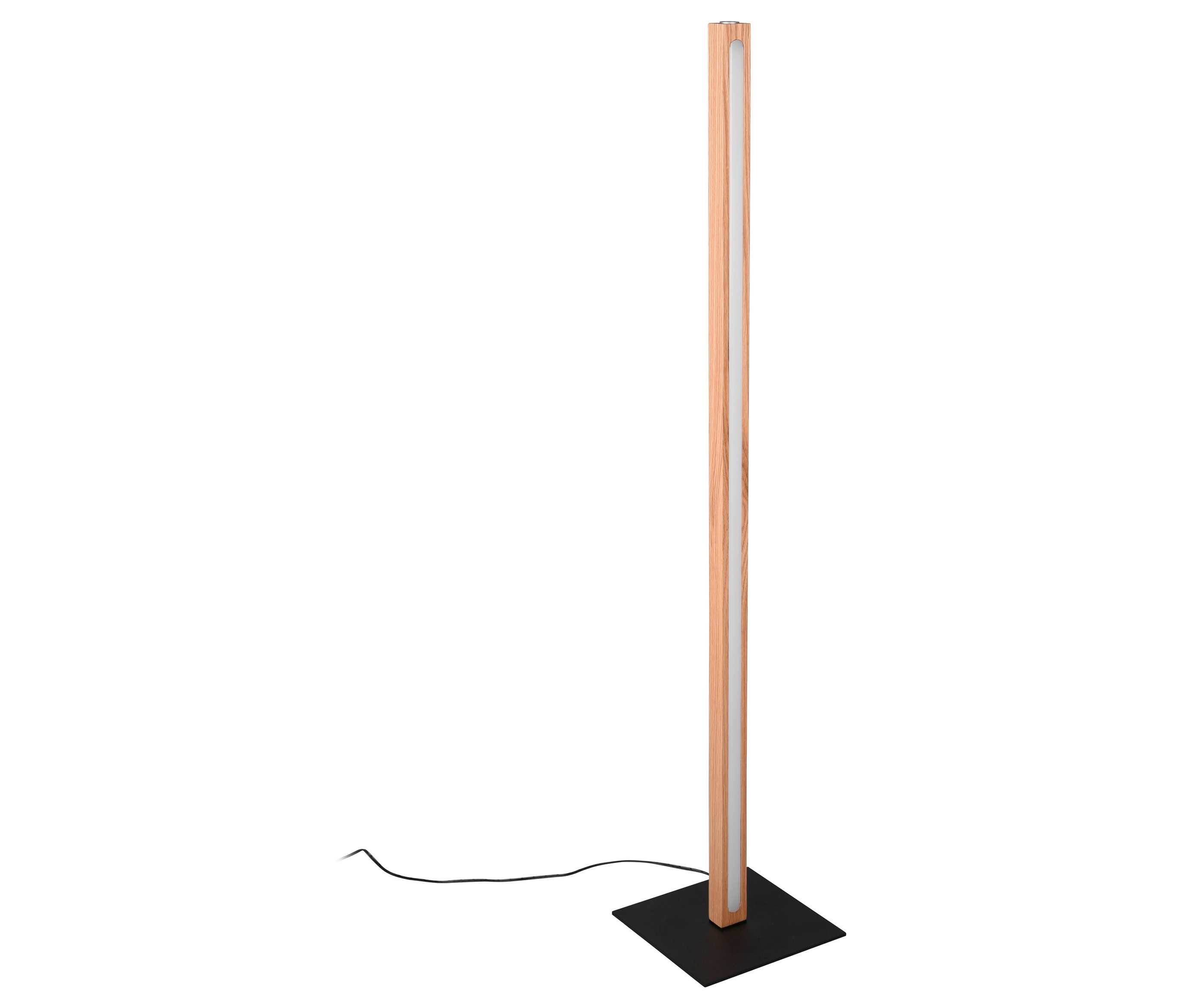 Trio LED-Stehleuchte »Bellari« - 25x6,5x118,5cm - braun -