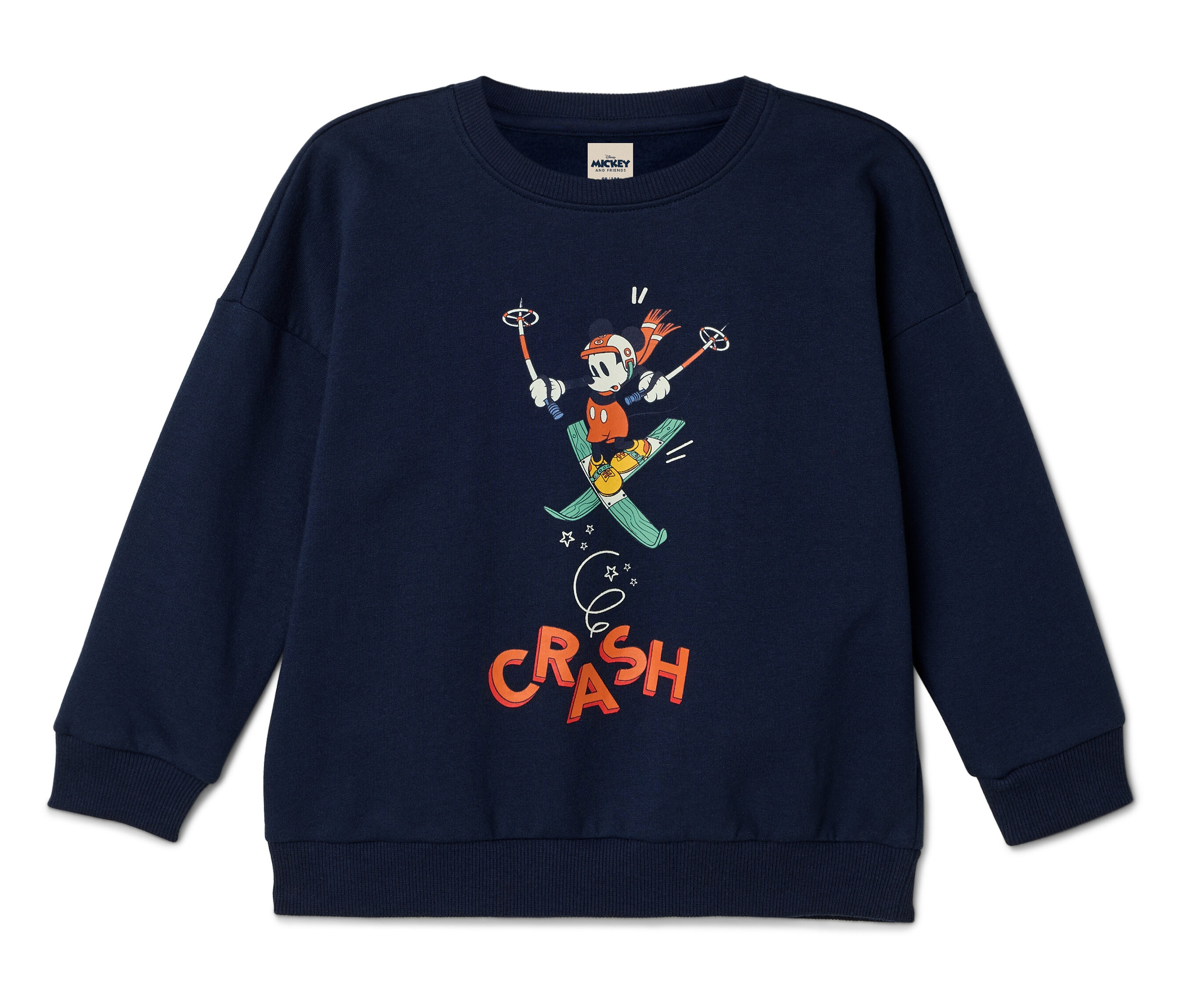 Tchibo - Kinder-Sweatshirt »Mickey and Friends« - Kinder - Gr. 98/104 - rot - Baumwolle / Polyester