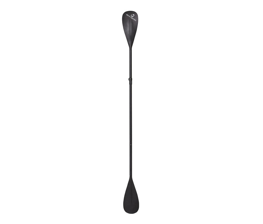 Schwarzes Spinera SUP- und Kajak-Paddel Classic auf weißem Hintergrund.
