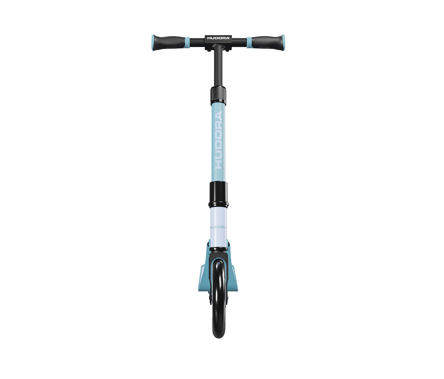 Detailansicht eines blauen HUDORA Scooter »BigWheel 180 Advanced Junior«.