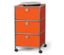Rollcontainer Metall »CN3« mit 3 Schubladen, orange - /img/gggXjsHK/64/image.jpeg
