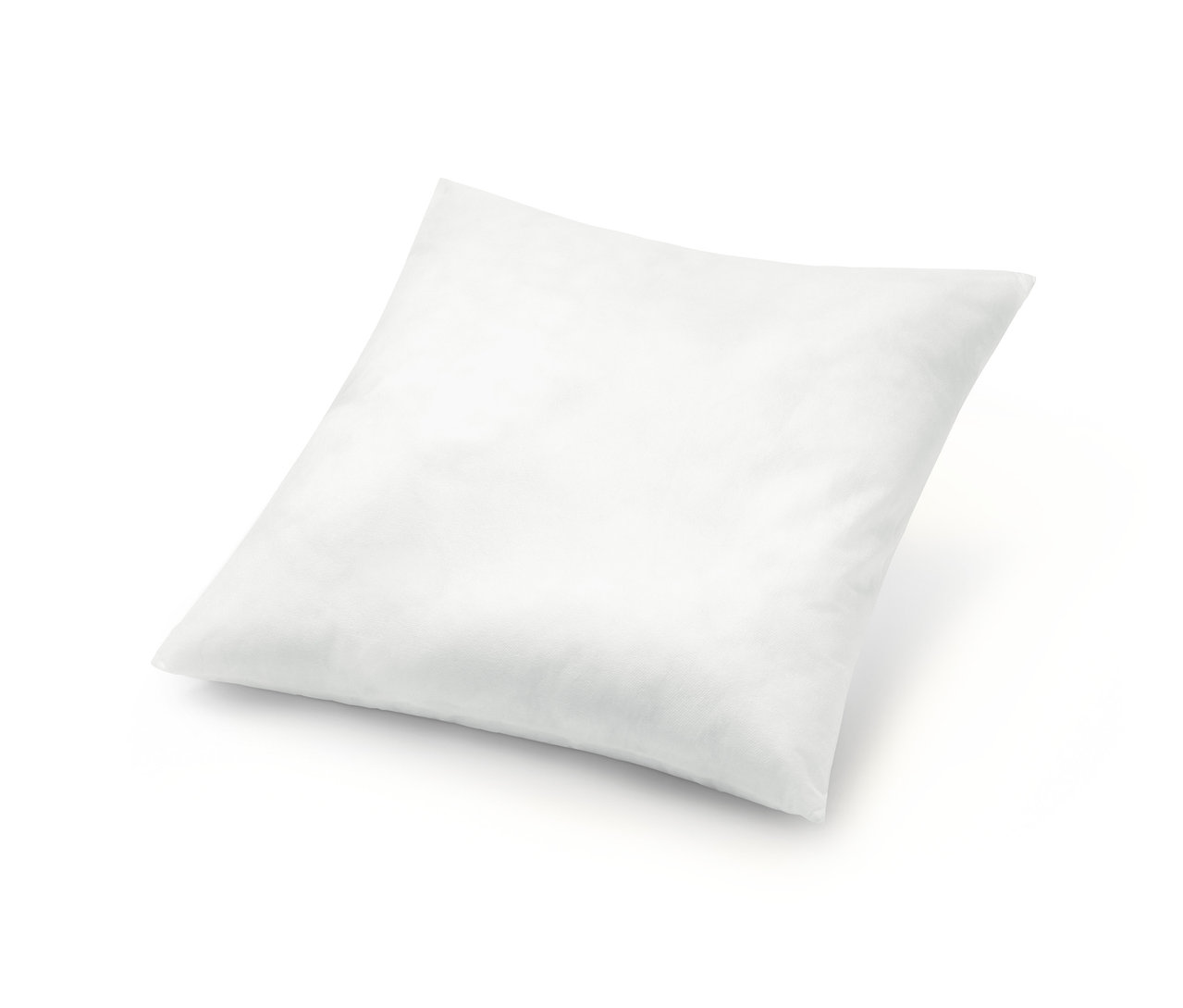Weißes Füllkissen.