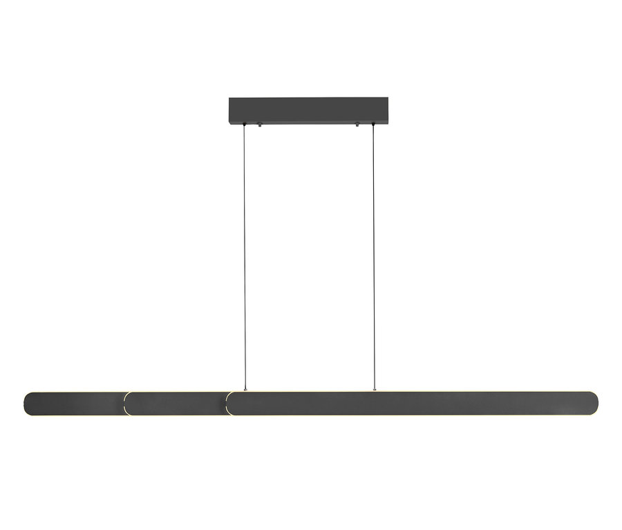 Schwarze Paul Neuhaus LED-Pendelleuchte »Adriana Round«.
