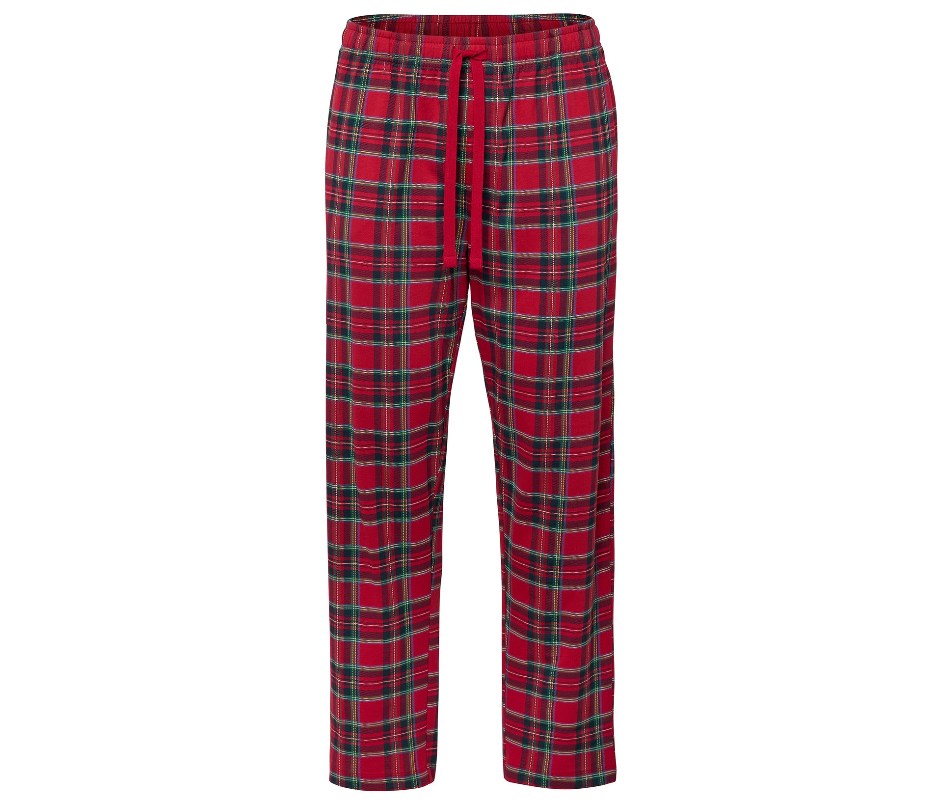 Relaxhose - Herren - Gr. L - blau/kariert - blau