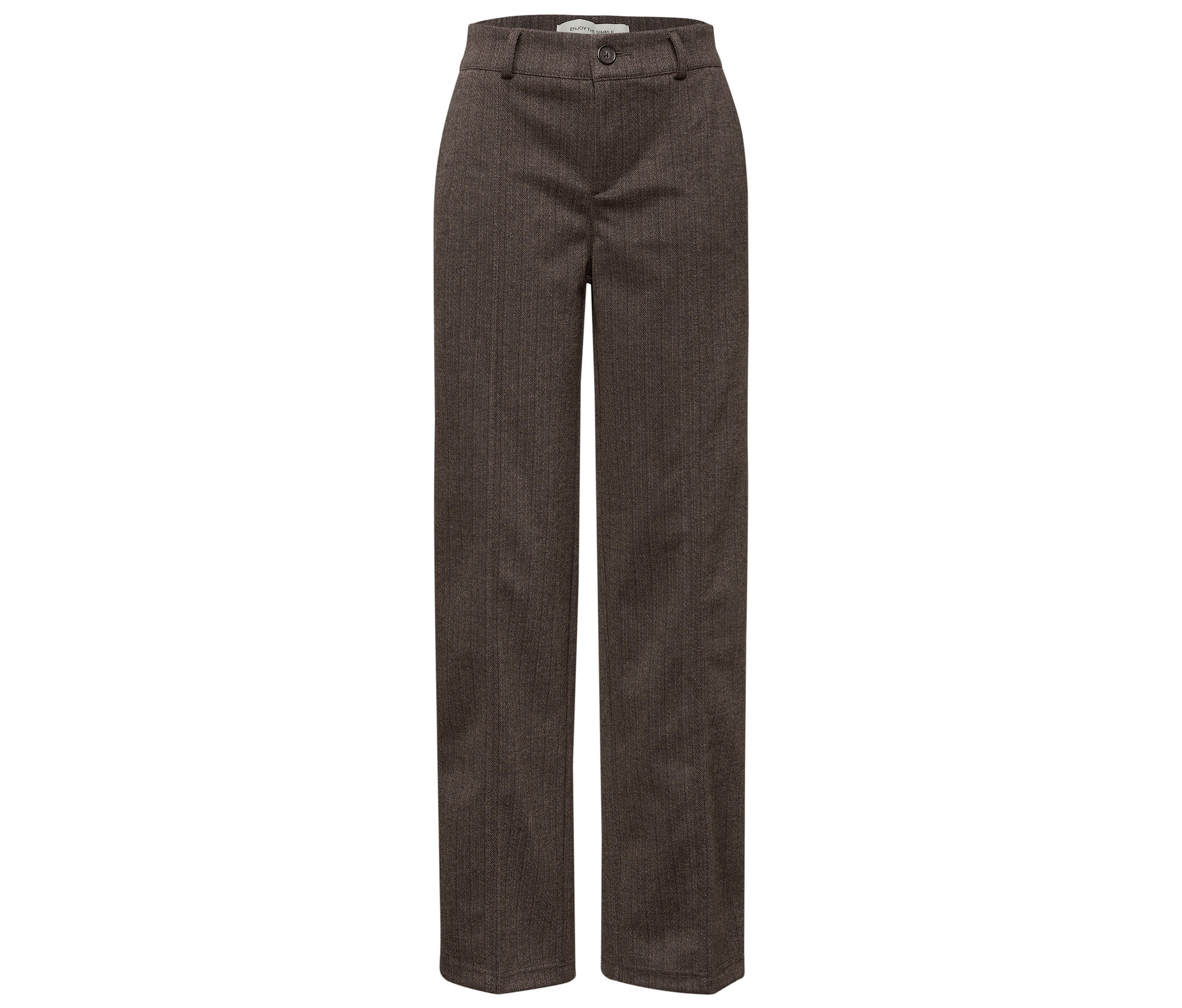 Hose Straight Leg - Damen - Gr. 42 - braun - braun