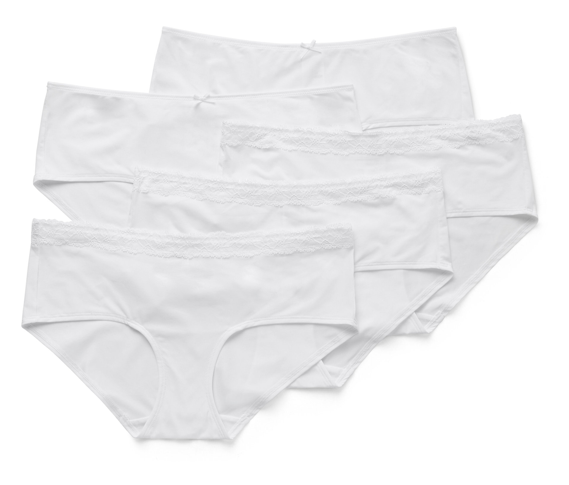 Pantys - Damen - Gr. S - weiß - weiß