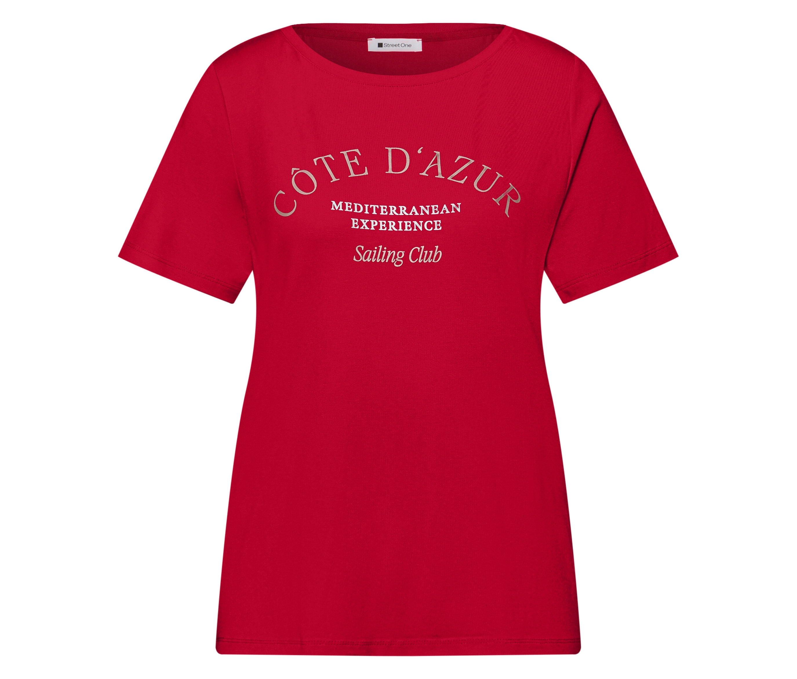 T-Shirt - Damen - Gr. 40 - rot - rot
