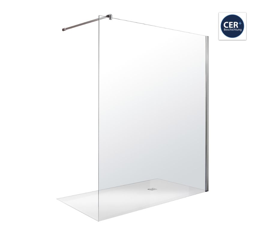 Breuer®-Dusche »Entra« – Duschwand, alleinstehend, Klarglas, 120 und 140 cm