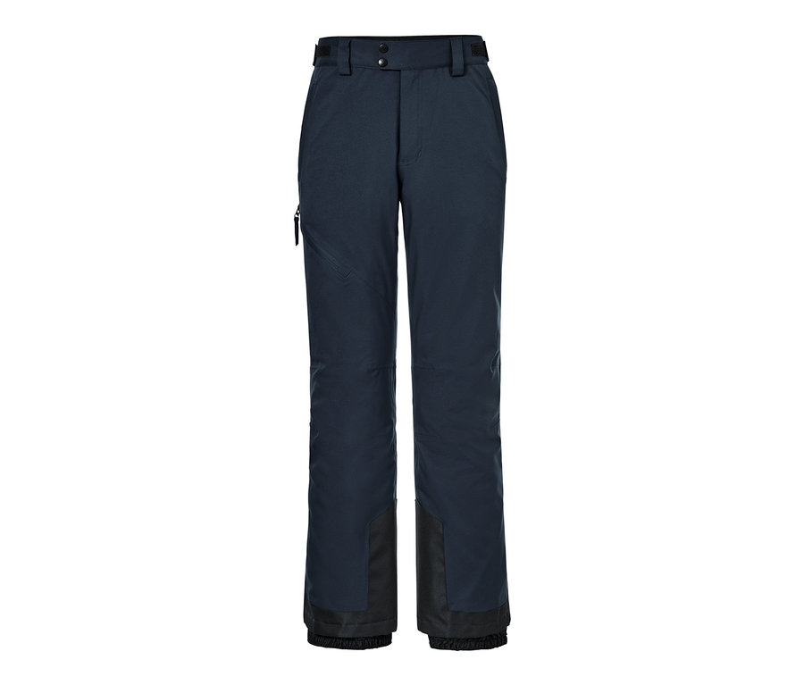 Dunkelblaue Skihose.