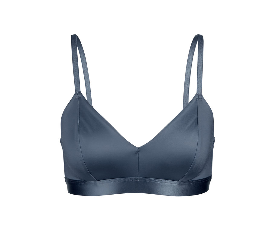 Blauer Soft-BH.