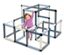 Quadro-Home-KLETTERPYRAMIDE, petrol - Petrol