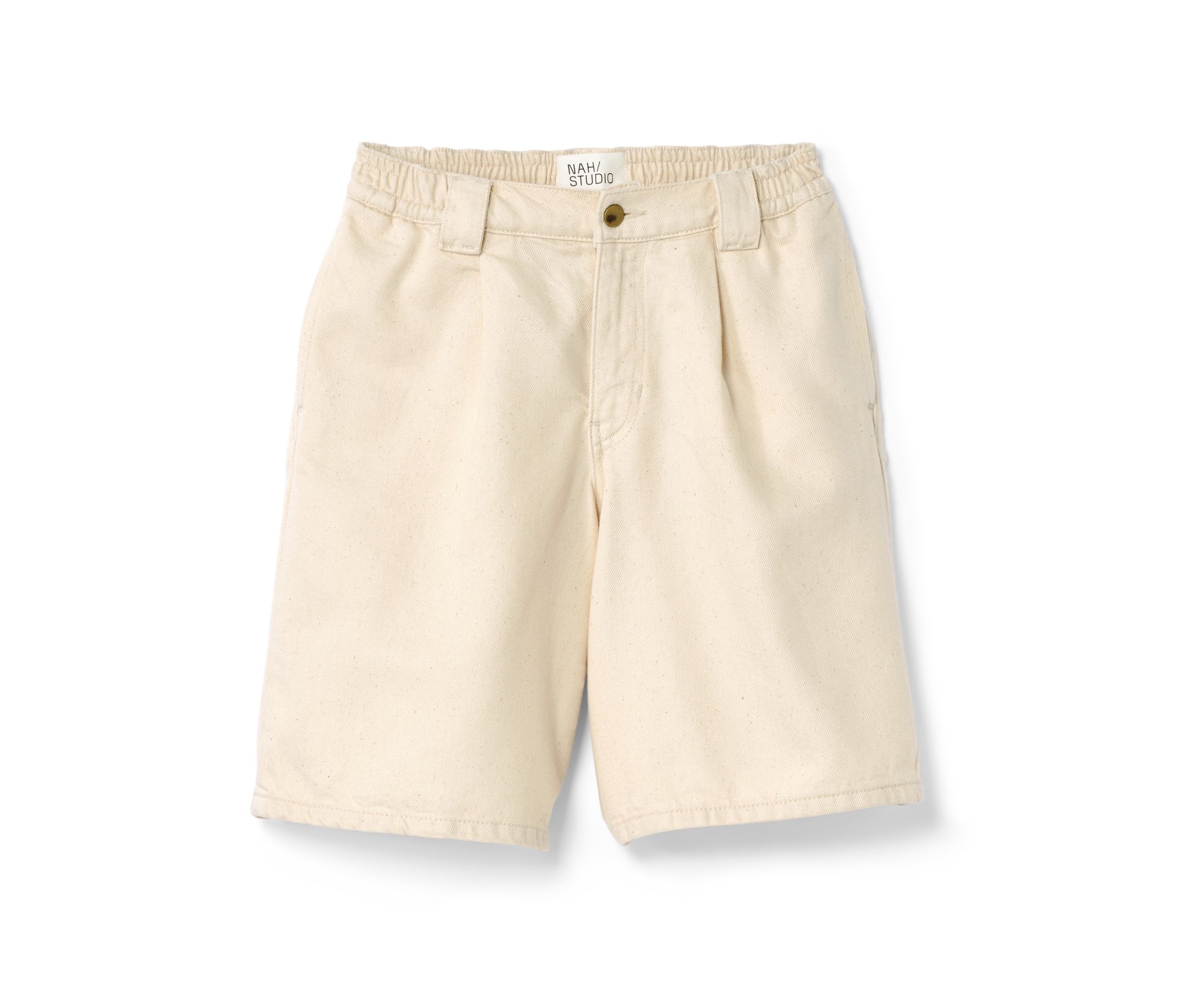 Thumbnail - Nah/Studio Bermuda-Shorts - ungefärbte Baumwolle - Gr. 27 - ungefärbt