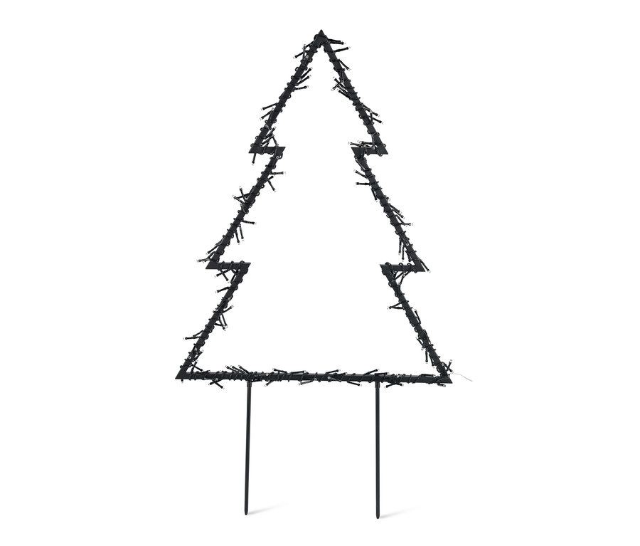 Große LED-Outdoor-Tanne.