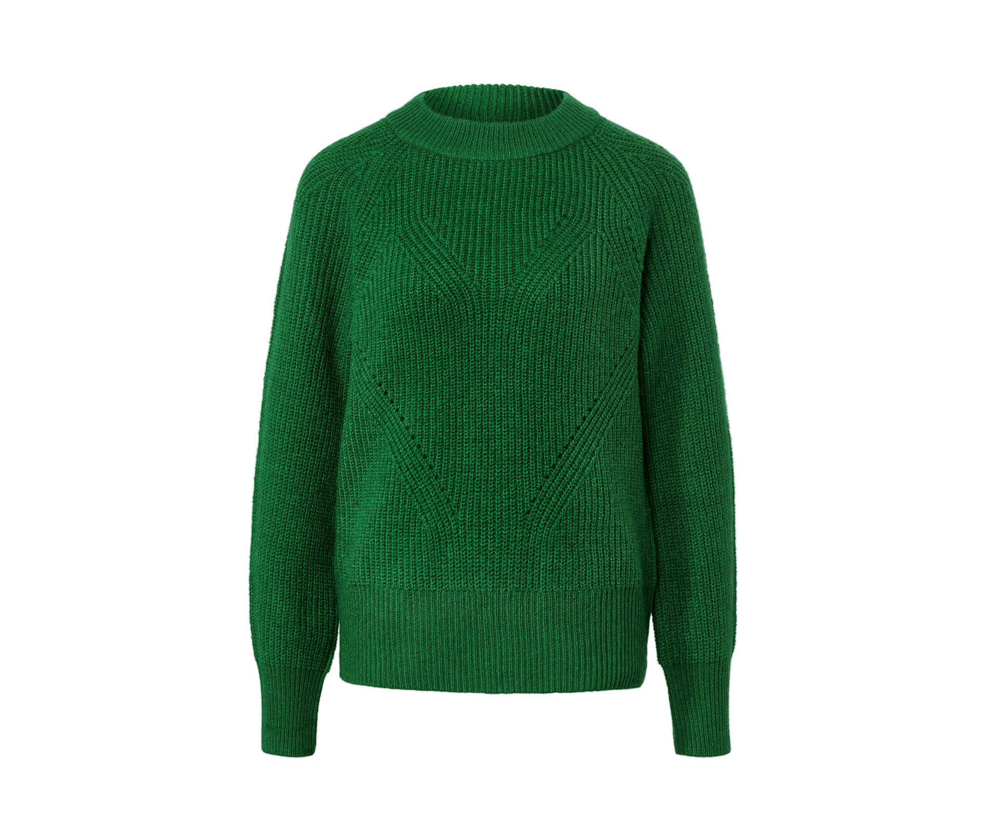Strickpullover - Damen - Gr. S - grün - grün